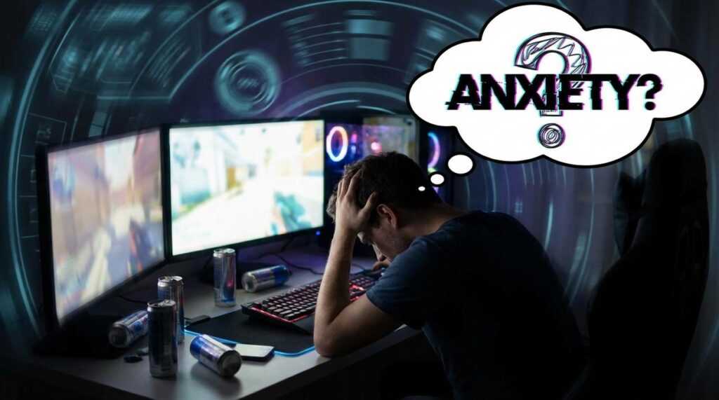 can too much gaming overdertoza cause anxiety